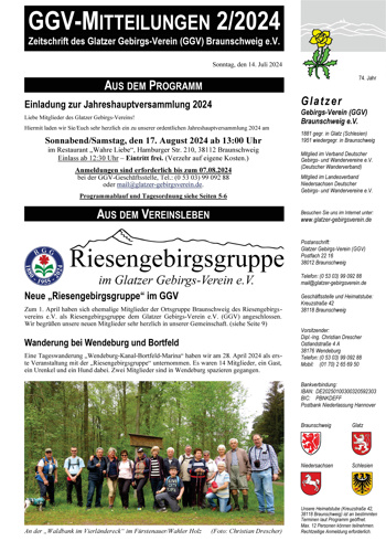 GGV-Mitteilungen 2/2024